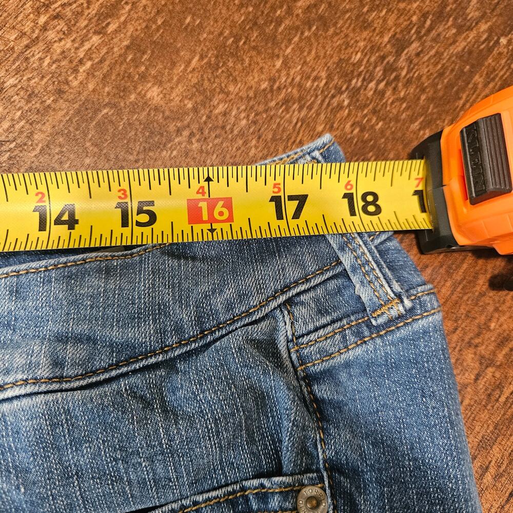 Torrid Perfect Boyfriend Ankle Jeans Size 16R Medium Wash Cuffed - Picture 3 of 5